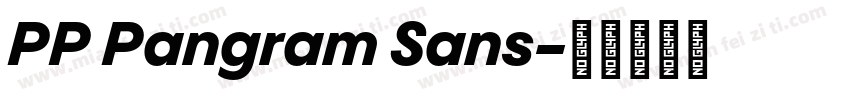 PP Pangram Sans字体转换
